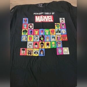 Marvel Universe Periodic Table of Marvel T-shirt Size 3XL NWOT